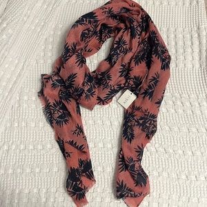 J. Crew floral printed scarf